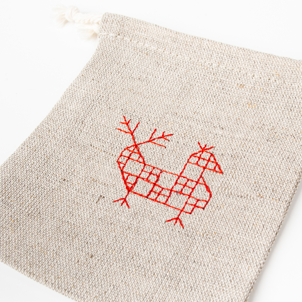 Мешочки льняные