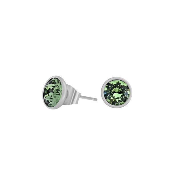 Серьги-пусеты Fiore Luna Peridot SWE297 PE S