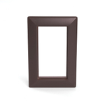 Рамка 2-местная (без перемычки), пластик, STEKKER, PFR00-7012-04, серия Катрин, шоколад 50047