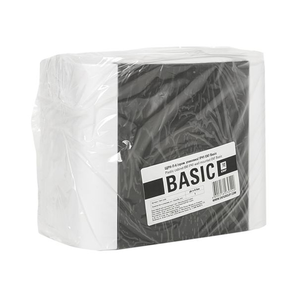 Щит распределителный ЩРН-П-6 (пром. упаковка) IP41 Basic (30.00 шт.)