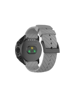 Силиконовый ремешок Suunto 24 mm для 9 / 9 Baro / 7 / D5 / Spartan Sport (Athletic 3) Серый