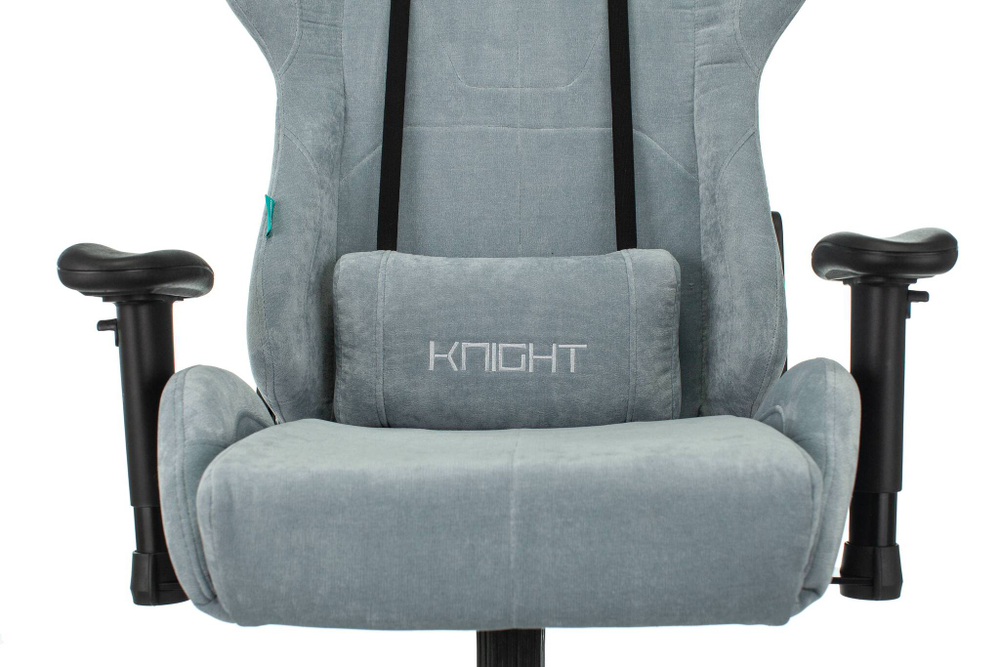 Кресло игровое Бюрократ VIKING KNIGHT LT28 FABRIC серо-голубой