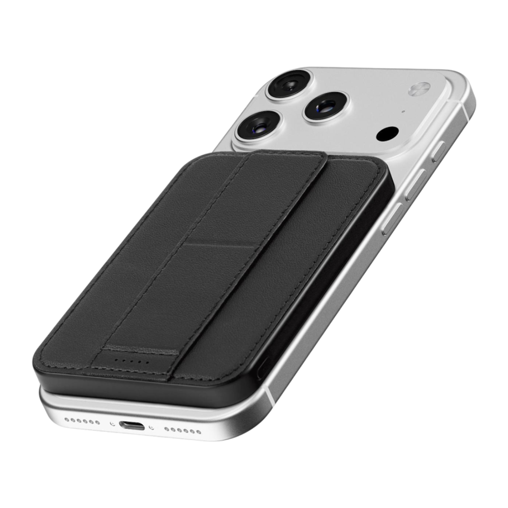 Внешний аккумулятор MagSafe с подставкой uBear Accent (Qi2) (5000 мА·ч) Беспроводная зарядка: Qi 15 Вт. Проводная зарядка: USB-C. Есть LED-индикация и поддержка PD. Энергоёмкость — 19,25 Вт·ч. Максимальная выходная мощность — 20 Вт