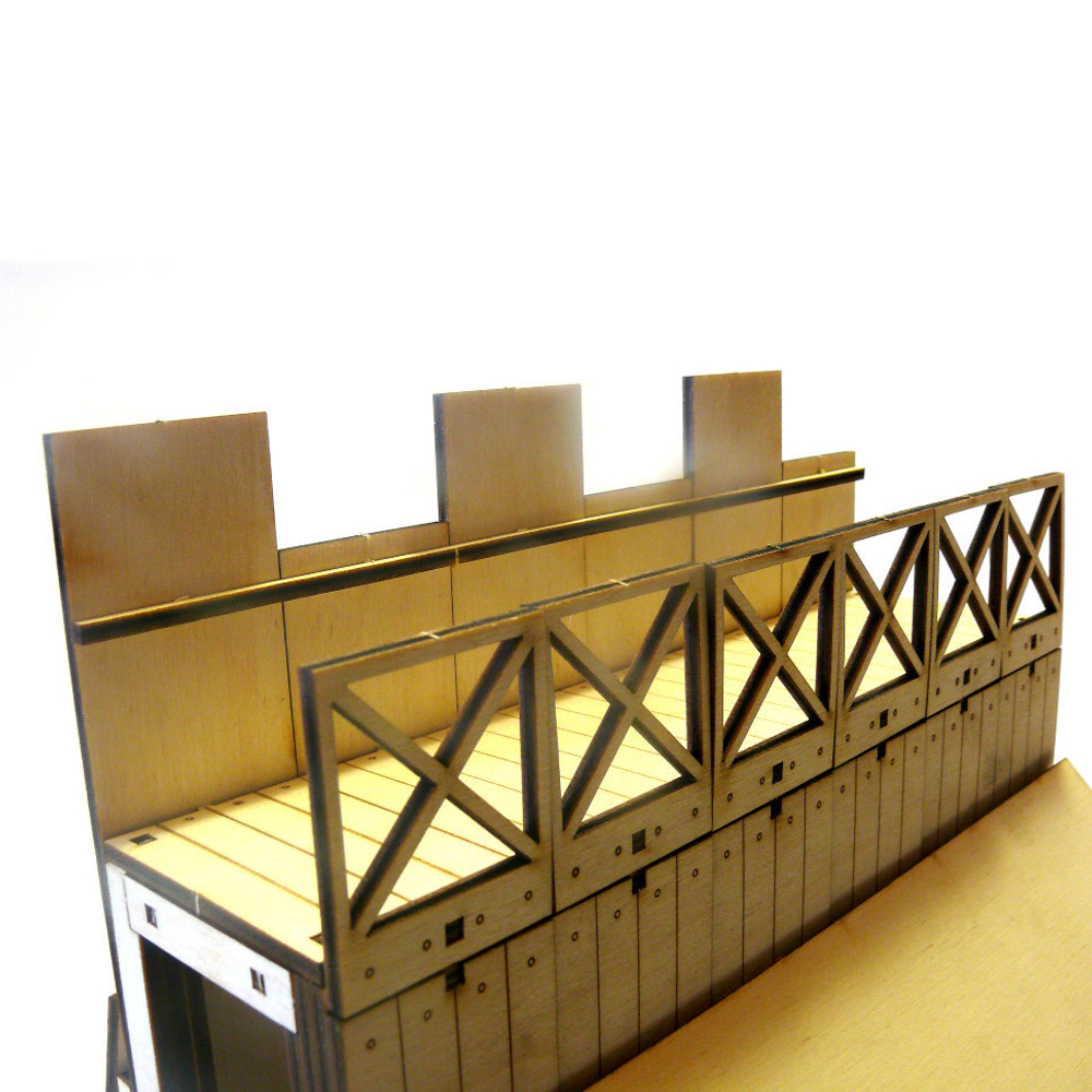 Римский каструм - участок стены  от Армарика - деревянный конструктор, сборная модель, 3D пазл, моделизм, моделирование