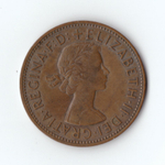 1 пенни 1961 г. Великобритания. VF