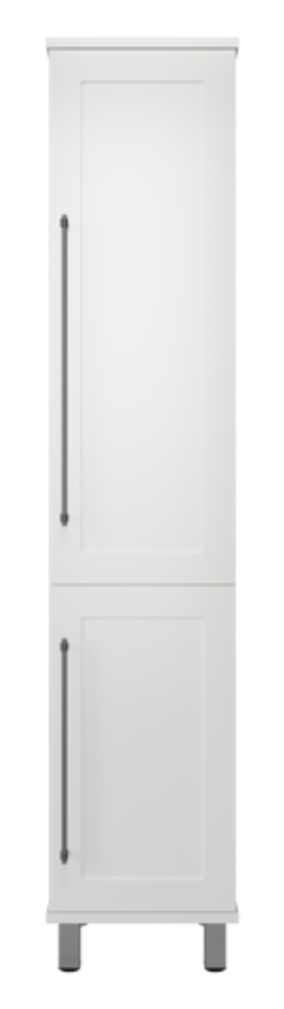 Шкаф - пенал Misty Марта 35 с бельевой корзиной универсальный правый