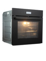 Духовой шкаф электрический встраиваемый MBO 6711W-NM (BLACK) черный нано- матовое стекло, 70л, 11 режимов, до 250 Со (MACBI)
