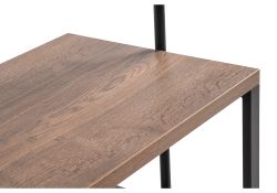 Барный стол Нари 120х50х171 галифакс олово / черный матовый