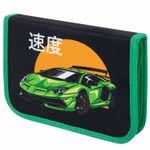 Пенал ПИФАГОР, 1 отделение, 1 откидная планка, полиэстер, 19х13 см, "Dive into drive", 272292