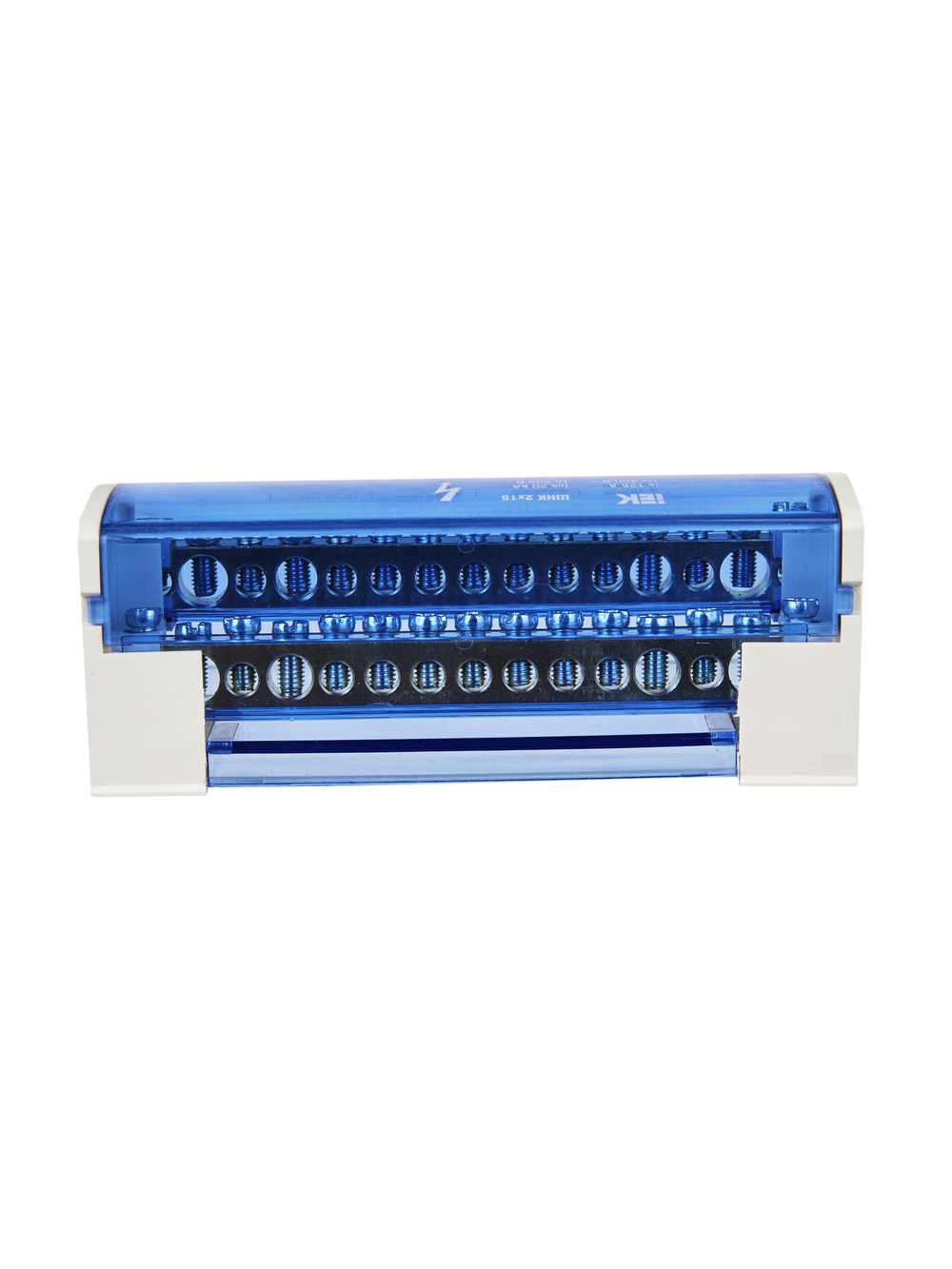 Шины на DIN-рейку в корпусе (кросс-модуль) ШНК 2х15 L+PEN IEK