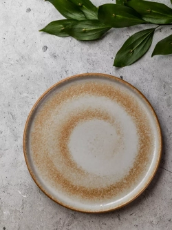 Тарелка с бортиками, Песчаная, диаметр 25,6 см