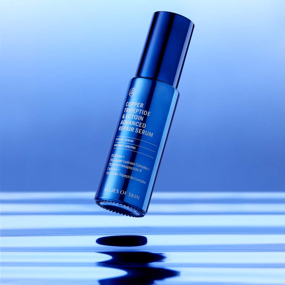 ДЕФЕКТ УПАКОВКИ: ALLIES OF SKIN Copper Tripeptide & Ectoin Advanced Repair Serum Восстанавливающая сыворотка с трипептидом меди и эктоином, 30 мл