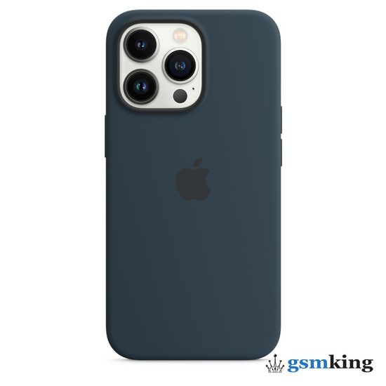 Apple Silicone Case with MagSafe iPhone 13 Pro Abyss Blue «Синий омут» MM2J3ZE/A