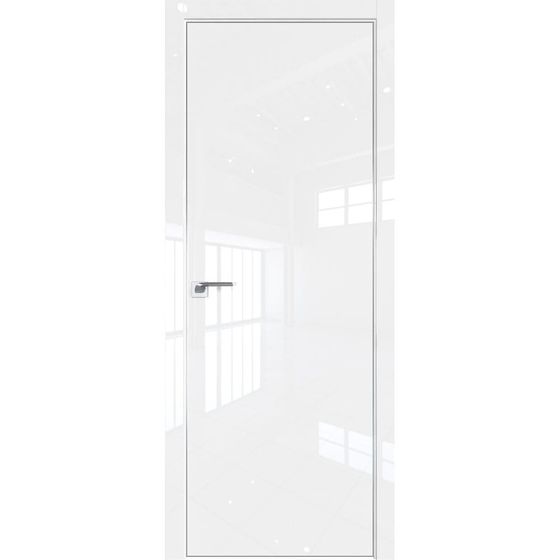 Profil Doors 1LE белый люкс глухая кромка серебро