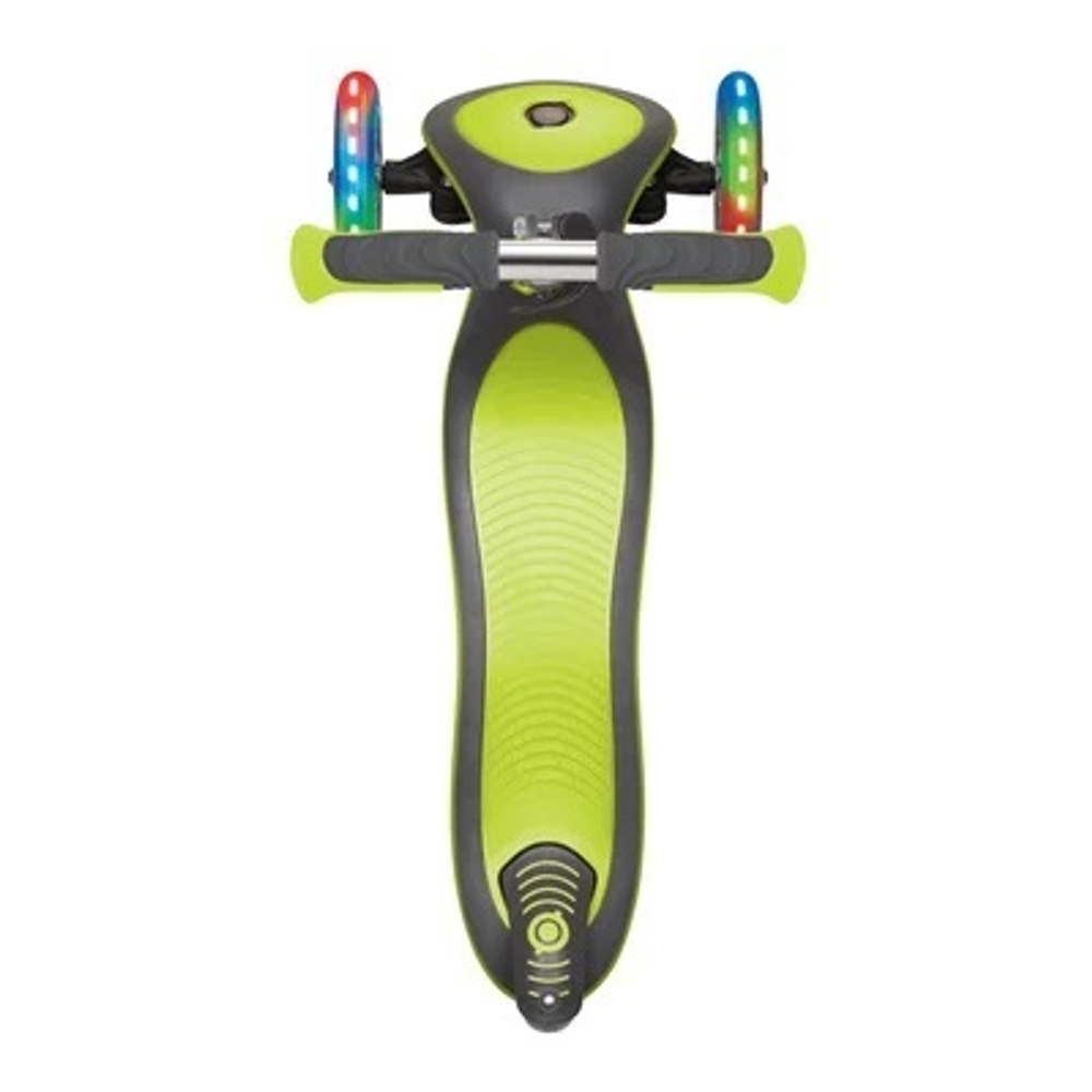 Самокат Globber Elite Deluxe Lights зеленый