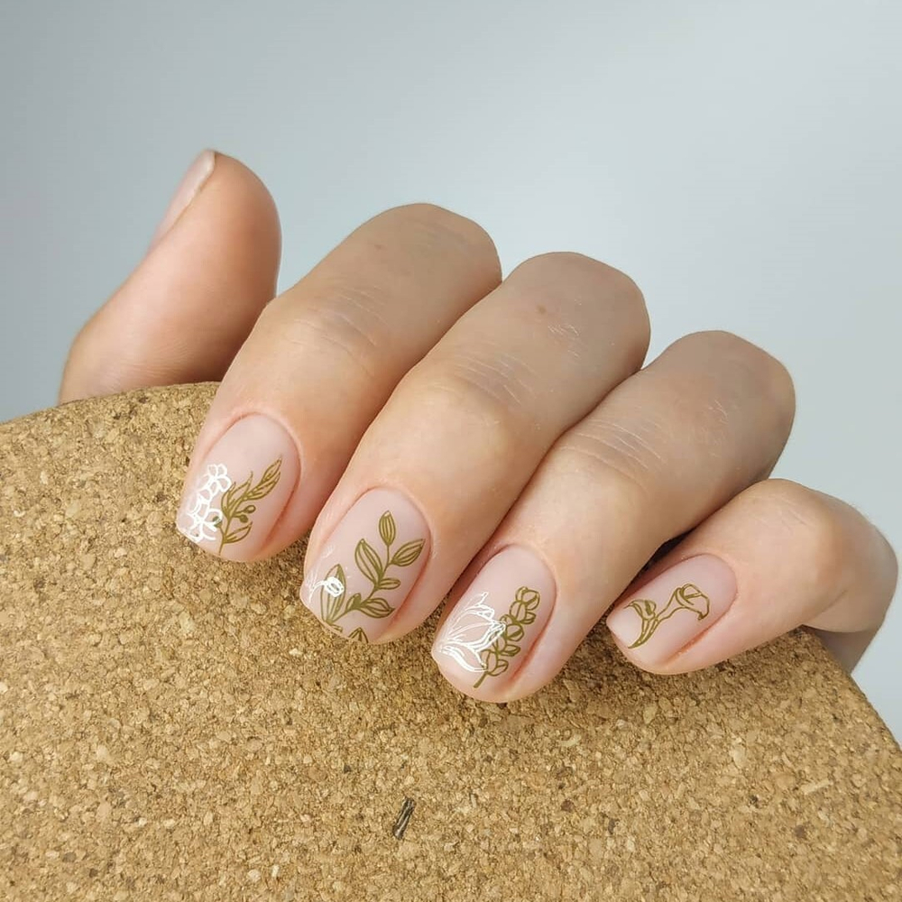 Swanky Stamping Пластина для стемпинга 075 матовый