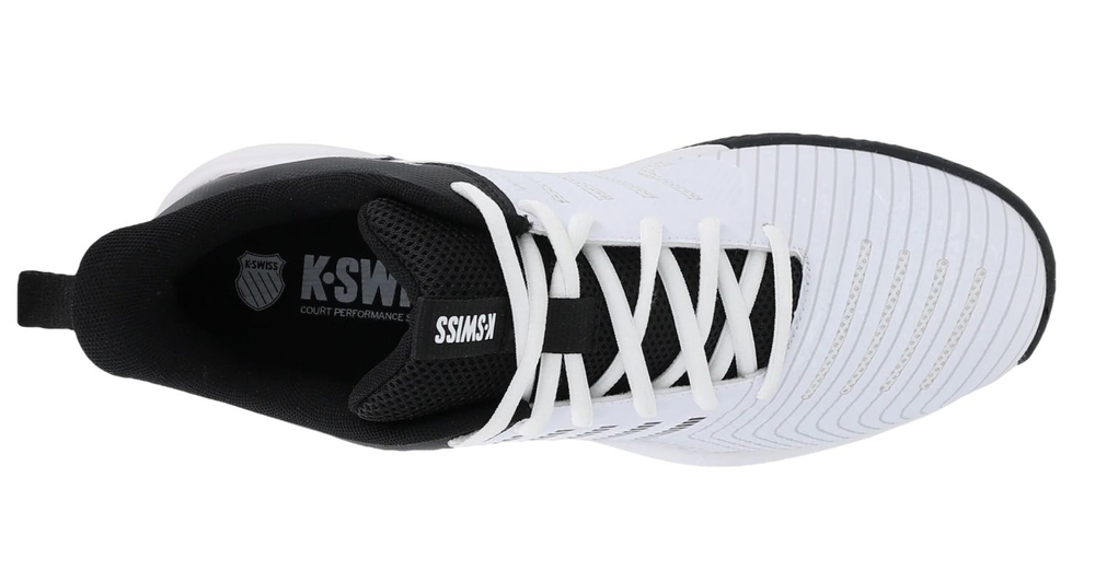 Мужские теннисные кроссовки K-Swiss Ultrashot Light Clay - white/black