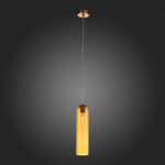 SL1145.393.01 Светильник подвесной ST-Luce Латунь/Янтарный E27 1*60W CALLANA