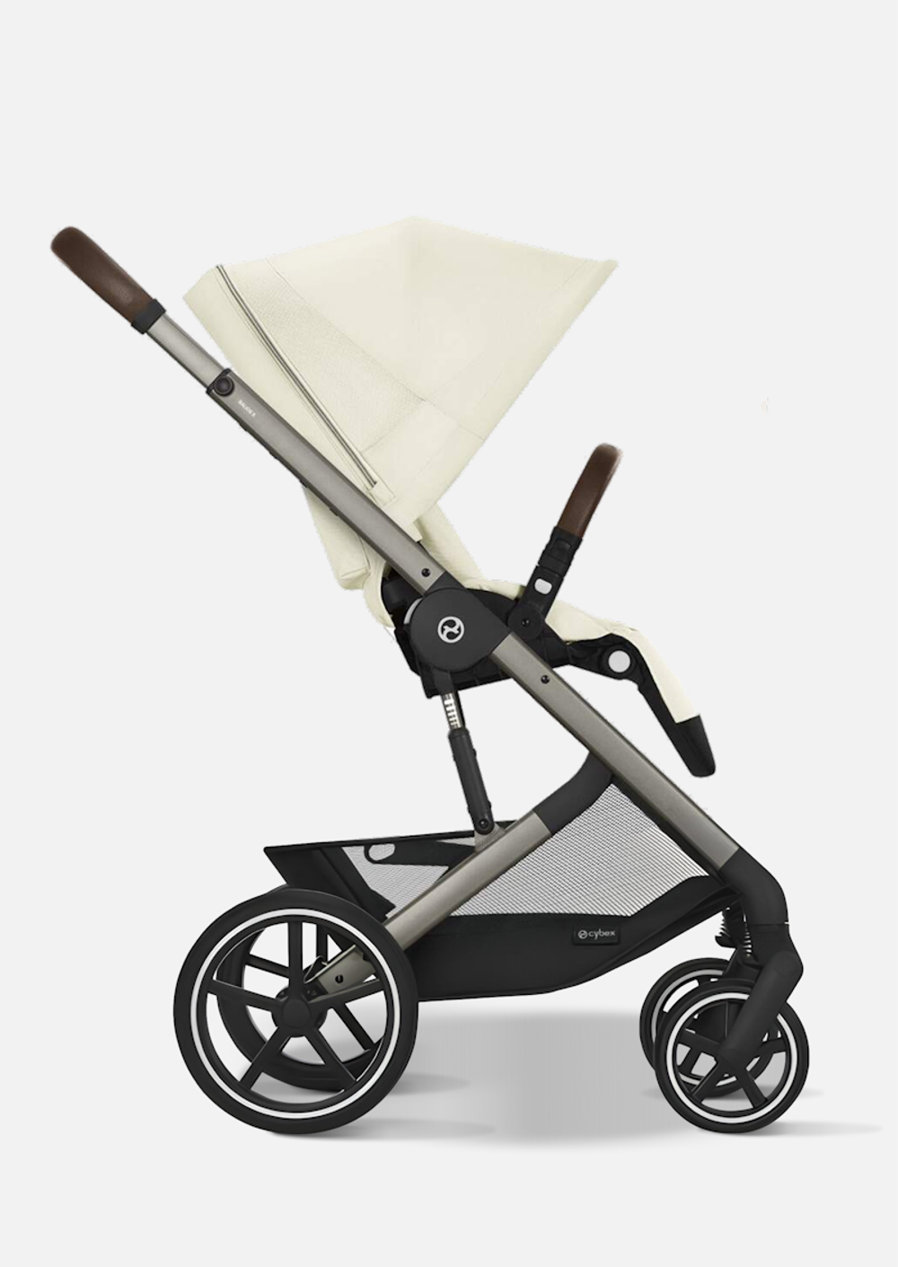 Cybex Детская коляска Balios S Lux BLK 2 в 1 цвет Seashell Beige