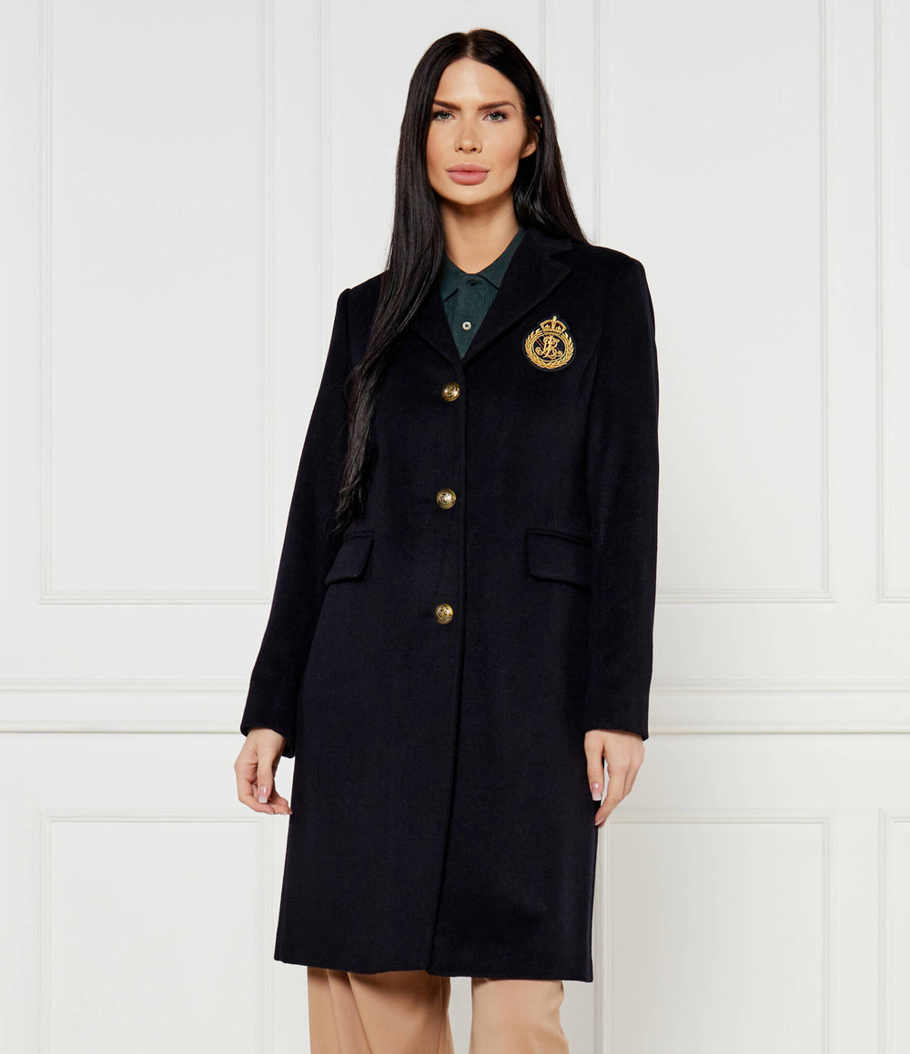 Шерстяное пальто LAUREN RALPH LAUREN - темно-синий(297958509)
