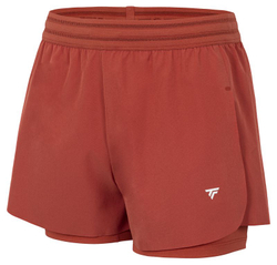 Женские Шорты теннисные Tecnifibre Team Stretch - terracotta