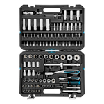 Набор инструментов, 1/4", 1/2", CrV, 120 зубьев, 109 предметов Gross