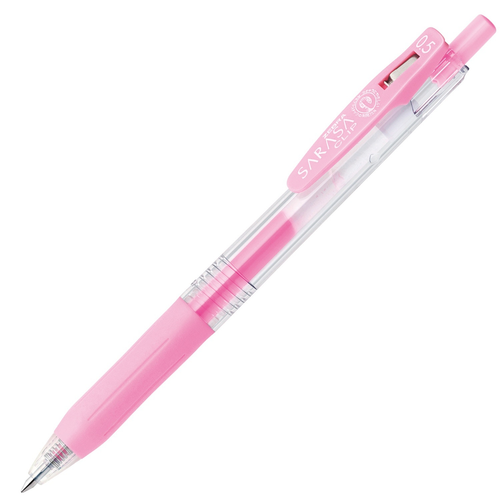 Ручка гелевая Zebra Sarasa Clip Milk Color (молочно-розовая 0,5 мм)