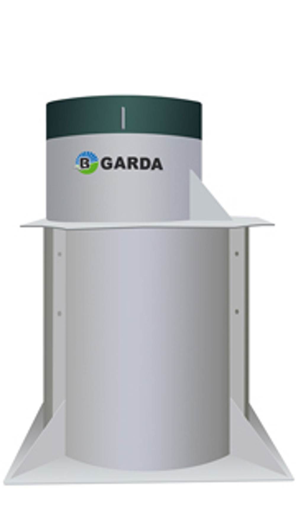 Станция биологической очистки Юнилос GARDA-5-2200-C/ 1000 л. в сутки / до 5 чел. / насосная аэрация (1350x1350x2200см;129кг;) - арт.560636