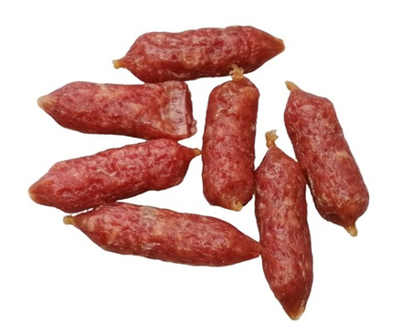 Колбаски "Фьюжен с ароматом клубники" сырокопченые Жлобинский МК