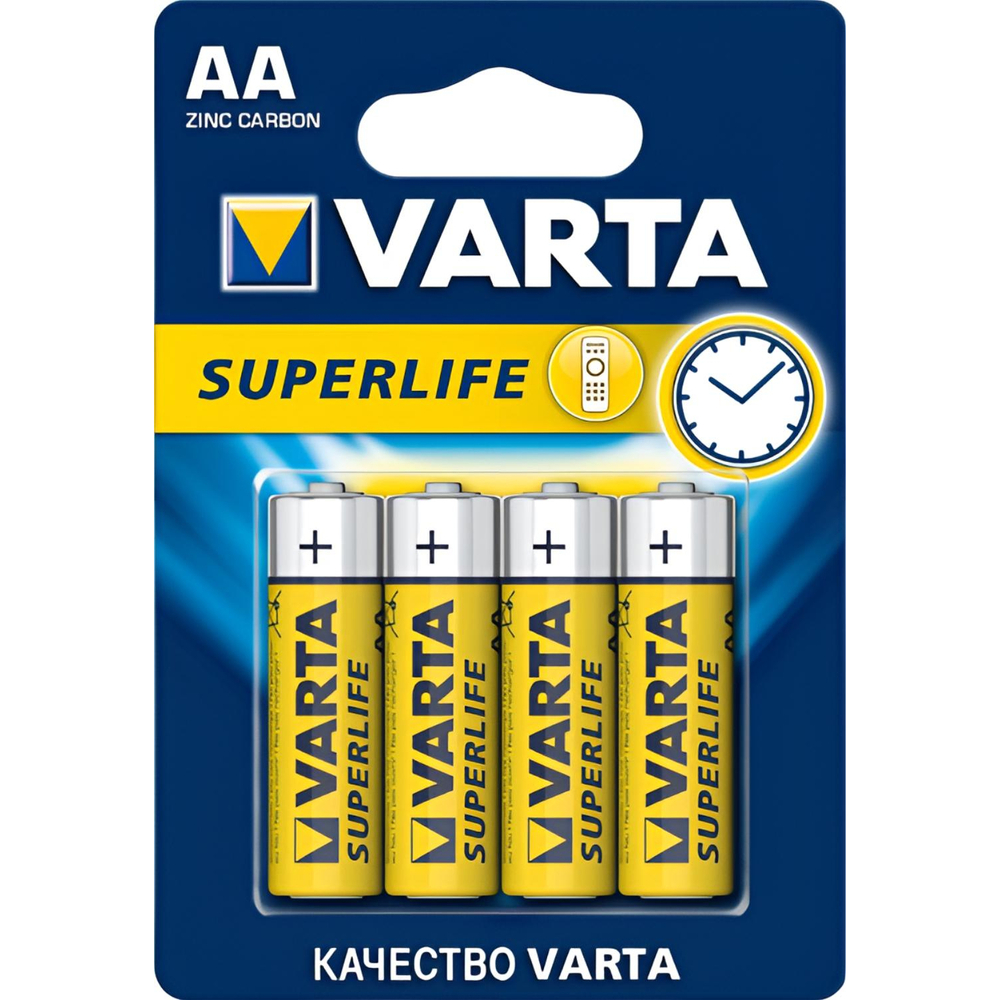 Батарейка Varta ENERGY LR6 AA 4шт/бл Alkaline 1.5V (4106) (4106213414)