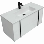 Тумба с раковиной Allen Brau Reality 100 1.32007.WM белый матовый