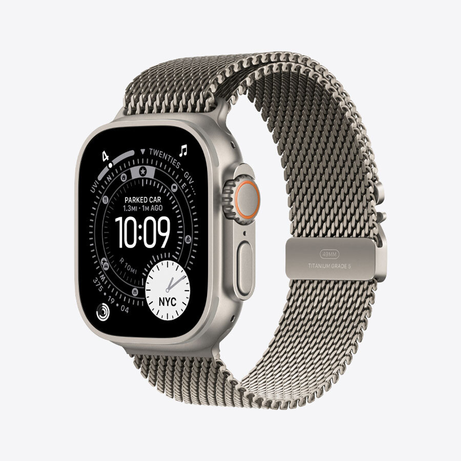 Apple Watch Ultra 3 with Milanese Loop