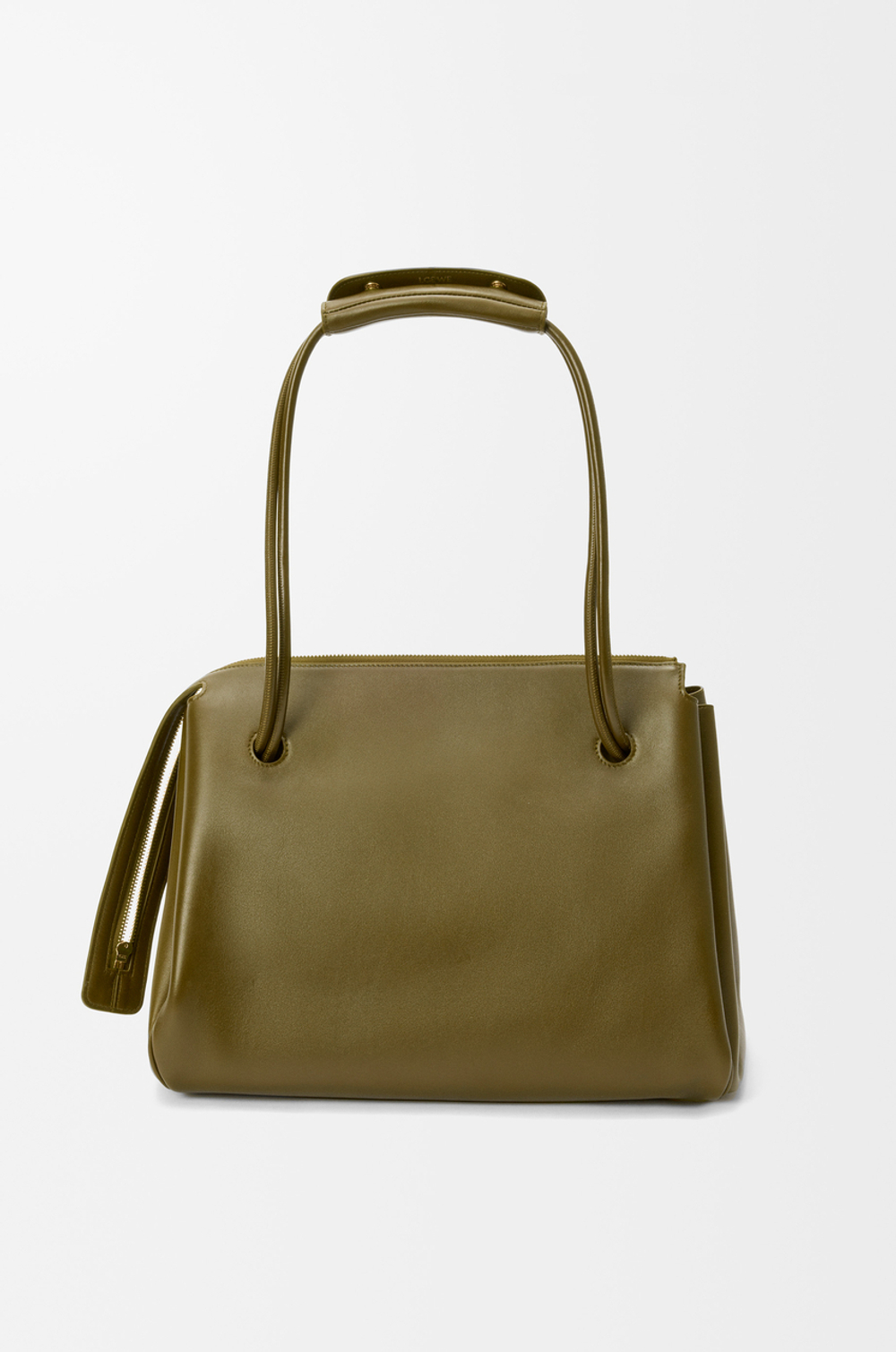 Loewe Большая сумка Madrid из мягкой телячьей кожи, оливковый