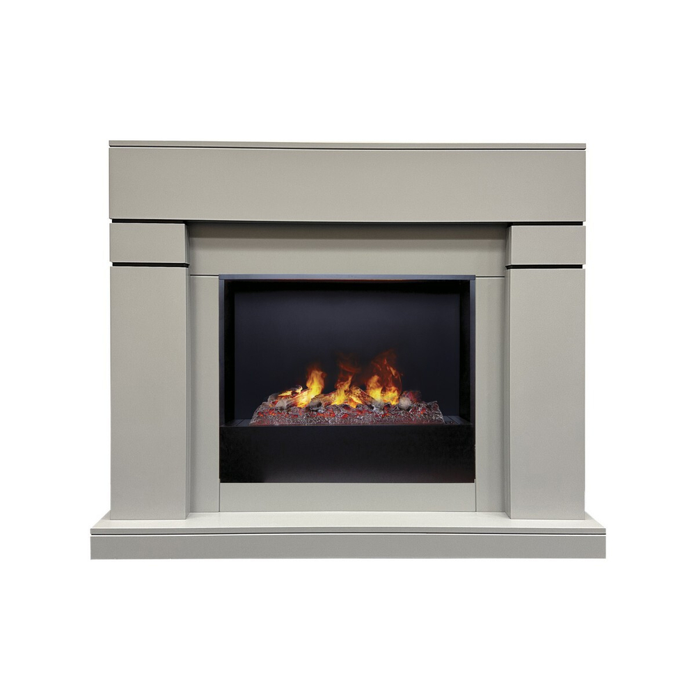 Электрокамин RealFlame Lindelse 26 GR серый, графит c очагом 3D Cassette 630