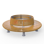 Скамейка Rail Road 01 круг