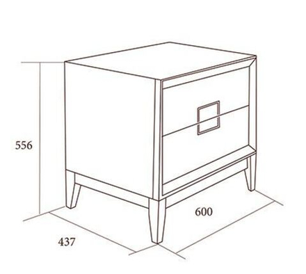 МОДЕНА Тумба прикроватная