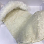 Комплект на выписку Конверт + комбинезон 62-68 (молочный)