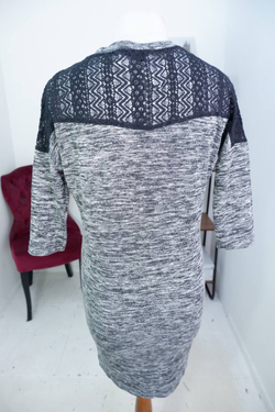 Платье Jennyfer серое, маркировка М, визуально 46 размер