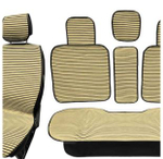 Накидки сидений ПОЛНЫЙ Coolpart MAXIMAL (к-т9пр) - JJ-91-BLBG - Ткань черный/бежевый