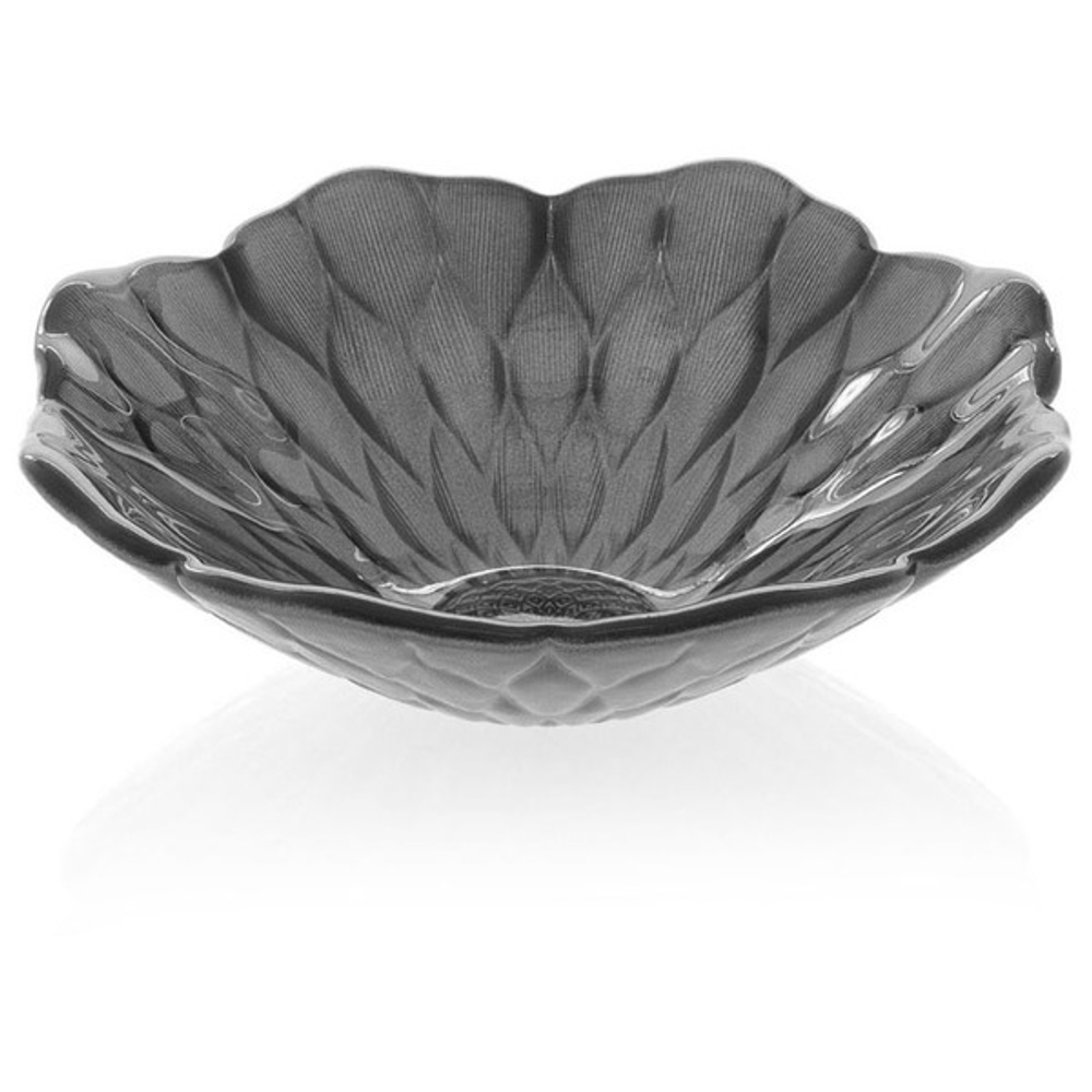 Салатник индивидуальный IVV Лотос 19см чёрный