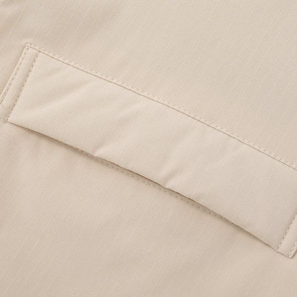 Куртка двухсторонняя Ride Puff бежевая / пыльно-синяя - фото 8