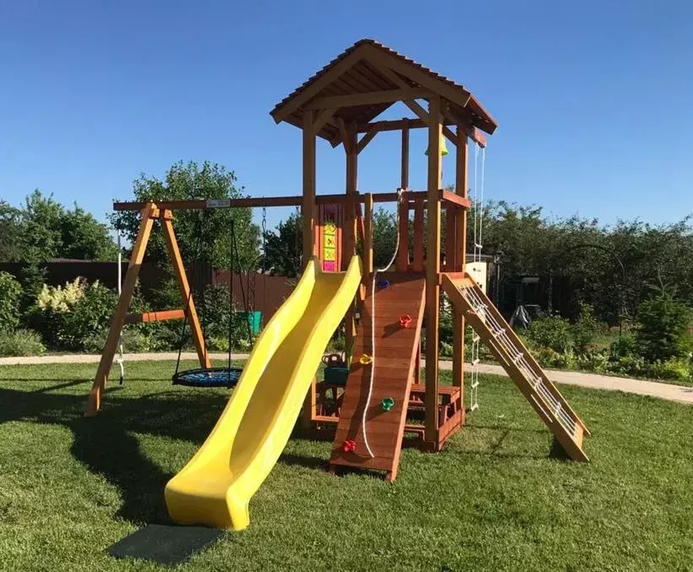 Детская деревянная площадка Савушка - 4