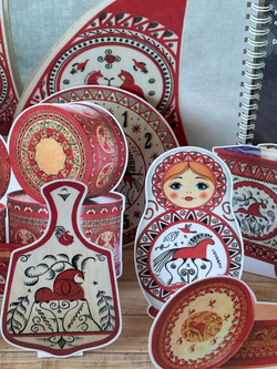 Макет "Мезенская роспись"