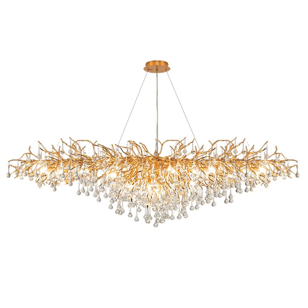 Подвесная Люстра Droplet Chandelier Oval L160 By Imperiumloft