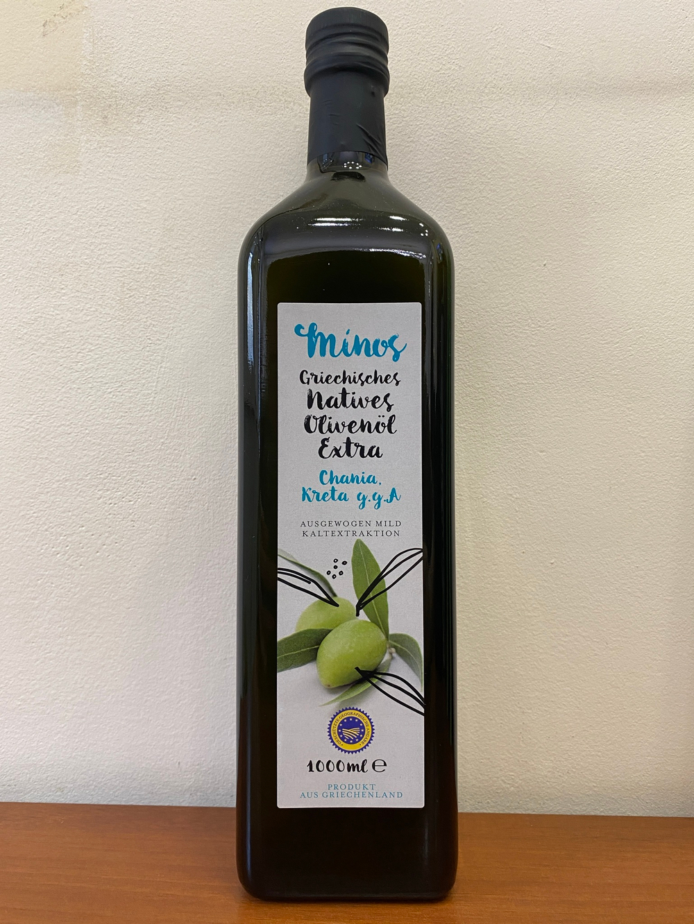 Оливковое масло УРОЖАЯ 2025 MINOS CHANIA Extra Virgin 1 л Греция (Крит)