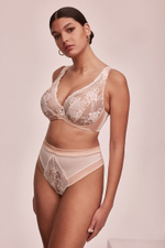 Трусики-стринги с завышенной линией талии Lava Dorata (Размер: 40) (Цвет: телесный)