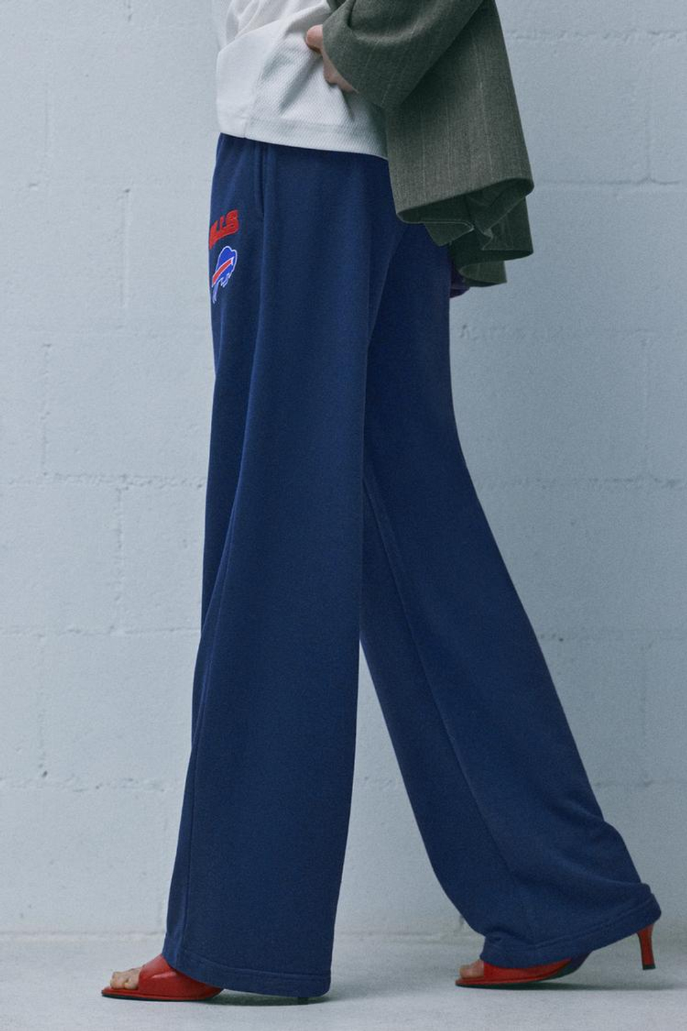 PULL&BEAR Брюки NFL Buffalo Bills, темно-синий