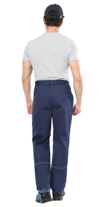 Костюм СИРИУС-МАСТЕР куртка длинная, брюки, синий с черным