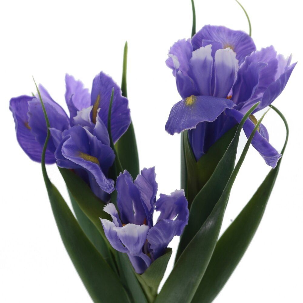 GAEM Цветы искусственные "Букет Ирисов, L13 W8 H39 см