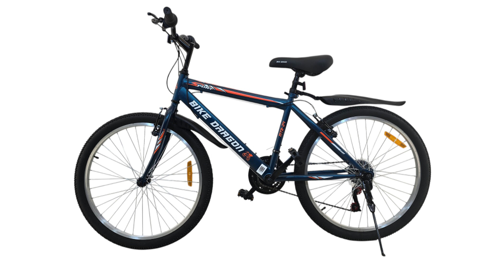 Велосипед Bike Dragon 24" 21скор (ст.рама,SunRun, Жесткая вилка, тормоз V-brake) BD-1-24-1 синий